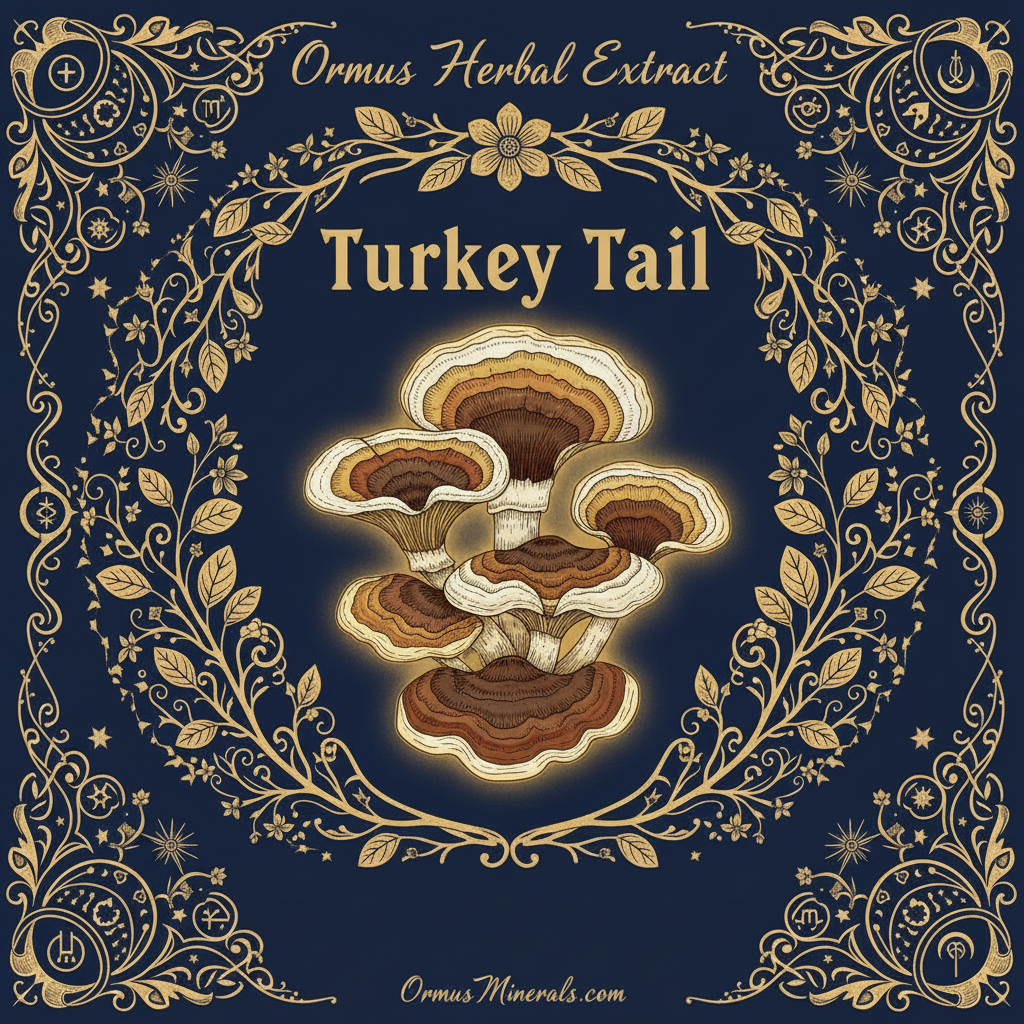 Ormus Minerals Turkey Tail Extract 8oz — premium ormus mineral supplement from dead sea | Ormus Minerals