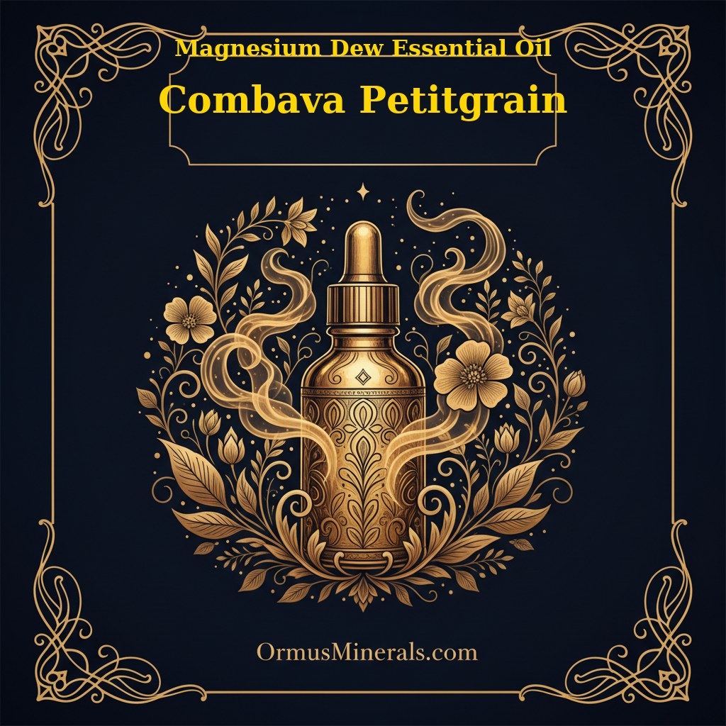 Ormus Magnesium Dew with Combava Petitgrain Essential Oil 8oz
