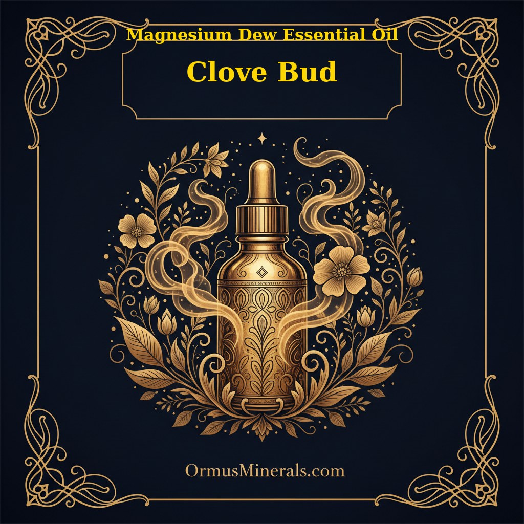 Ormus Magnesium Dew with Clove Bud Essential Oil 4oz