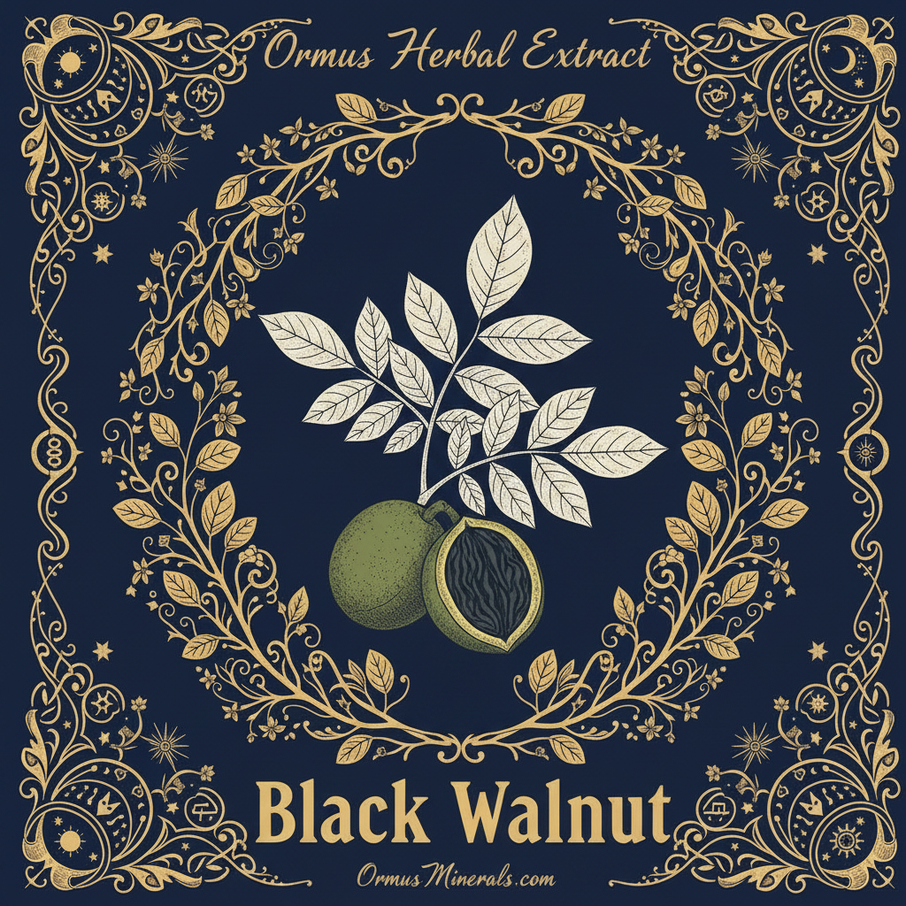 Ormus Minerals Black Walnut Extract 8oz — premium ormus mineral supplement from dead sea | Ormus Minerals
