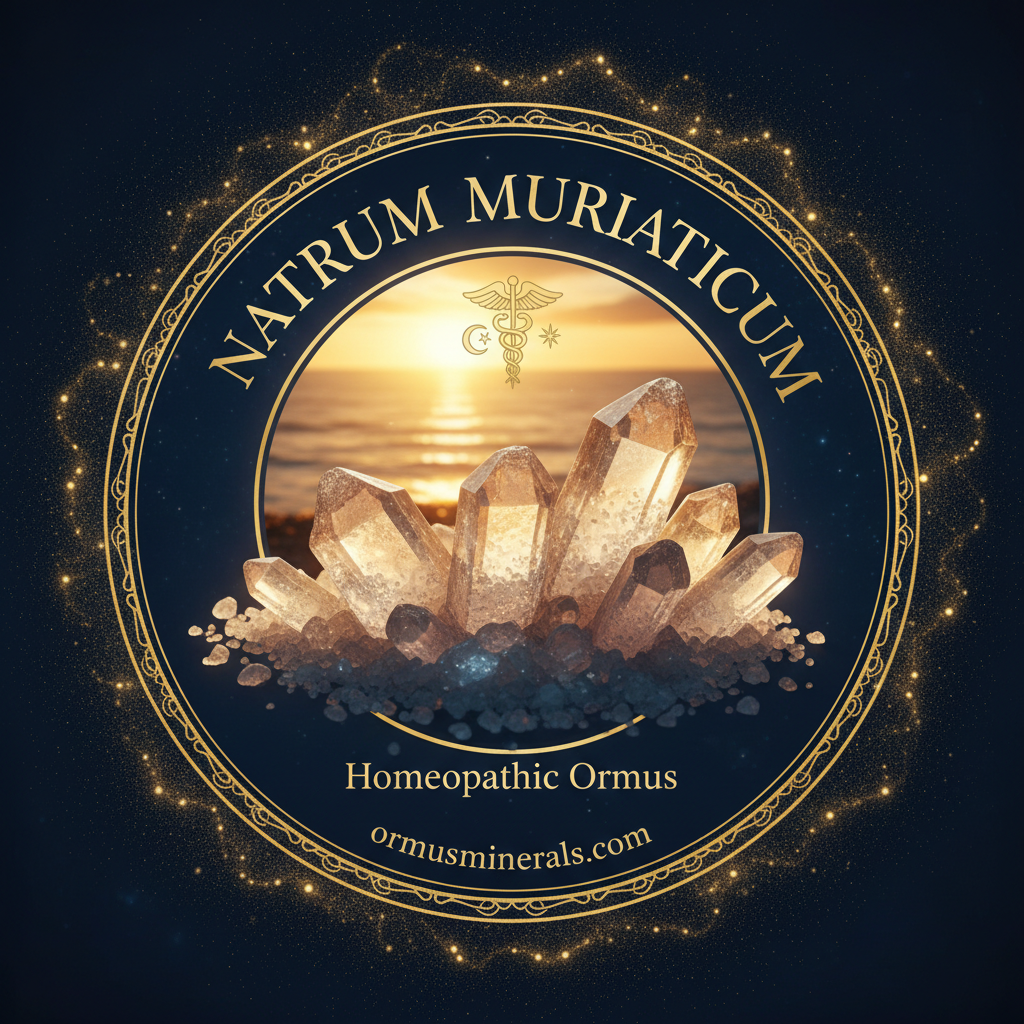 Ormus Minerals Homeopathic NATRUM MURIATICUM - CHLORIDE OF SODIUM 32oz