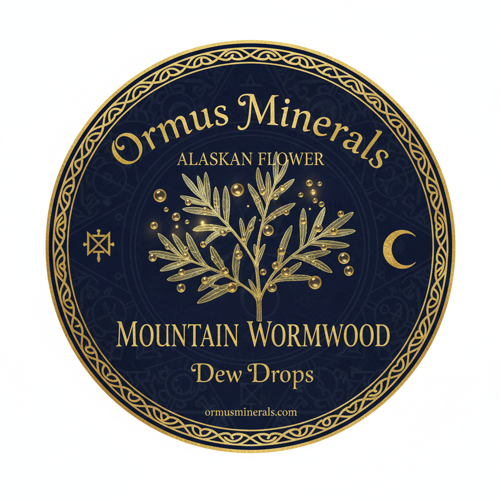 Ormus Minerals Alaskan Flower MOUNTAIN WORMWOOD Dew Drops 8oz Extra Strength 4x