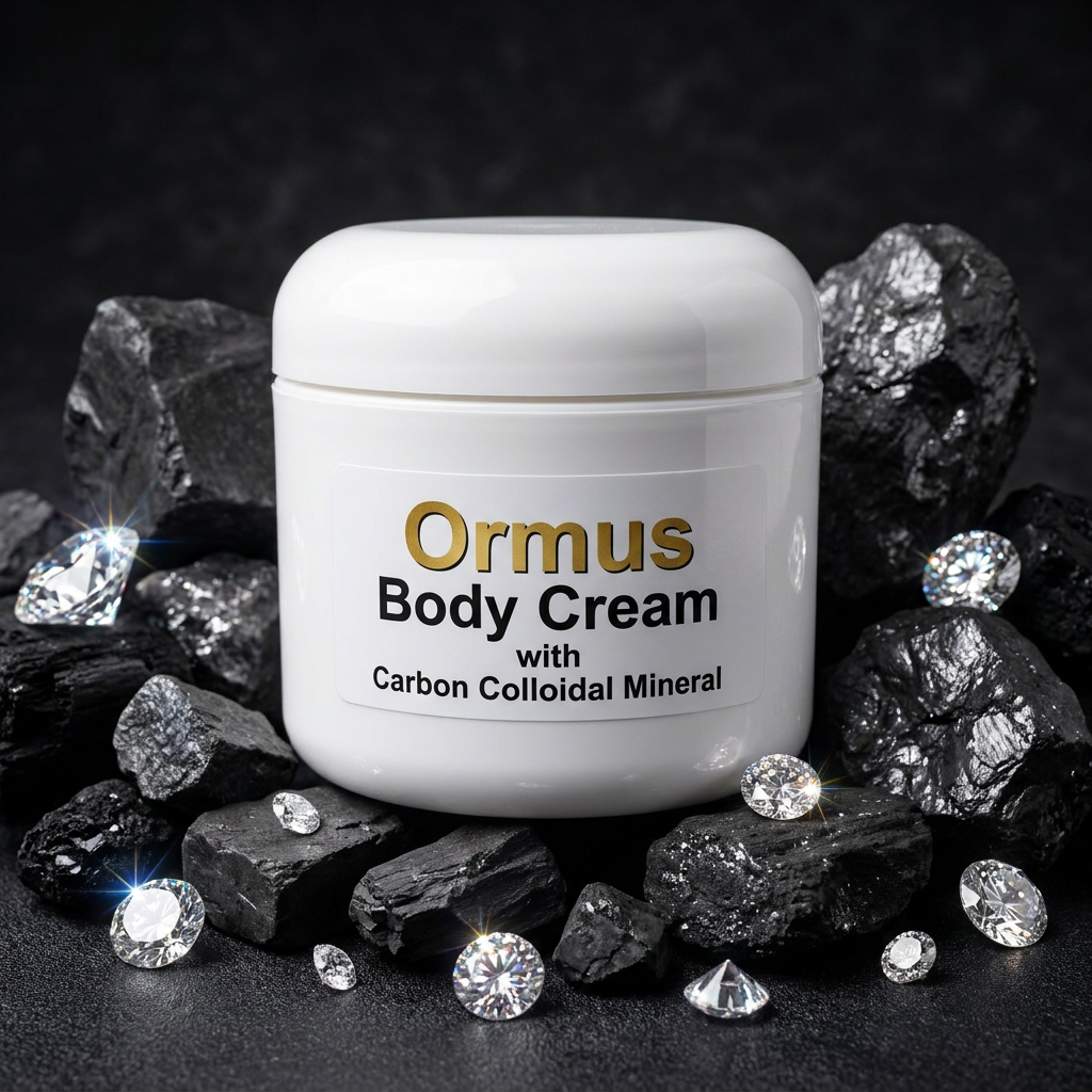 Ormus Body Cream with Carbon Colloidal Mineral