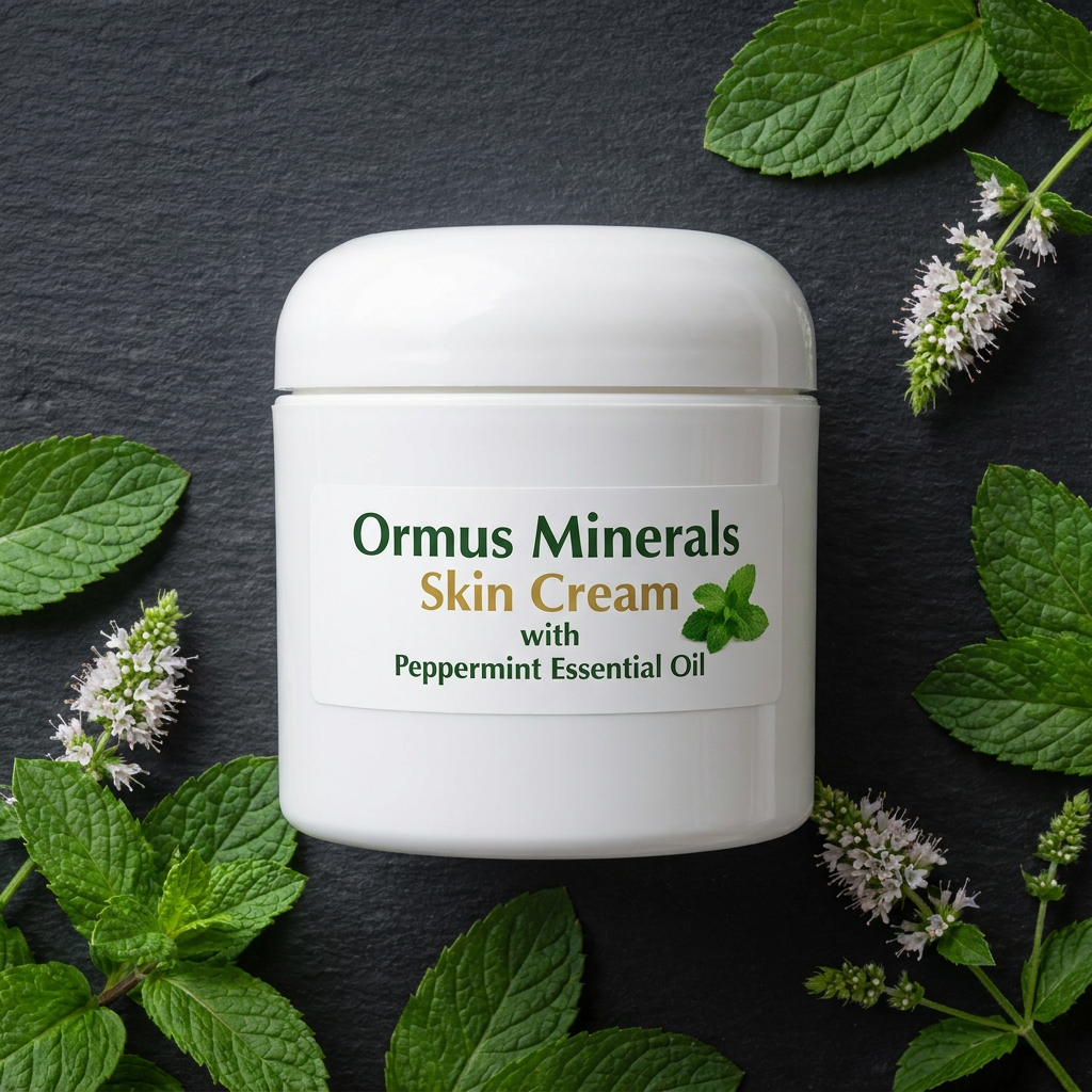 Ormus Minerals Skin Cream with Peppermint Essential Oil