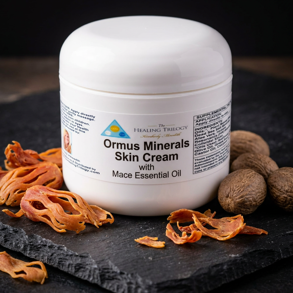 Ormus Minerals Skin Cream with Mace Essential Oil