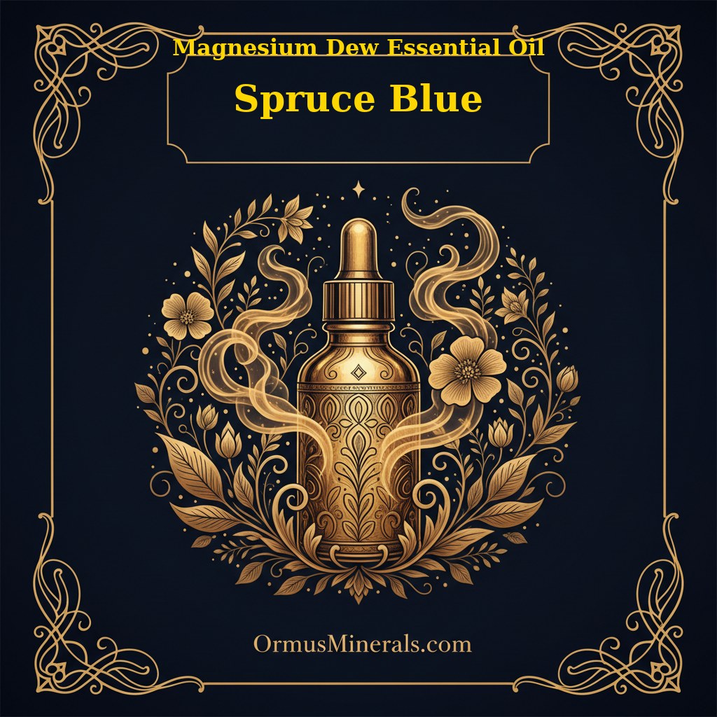 Ormus Magnesium Dew with Spruce Blue Essential Oil 8oz