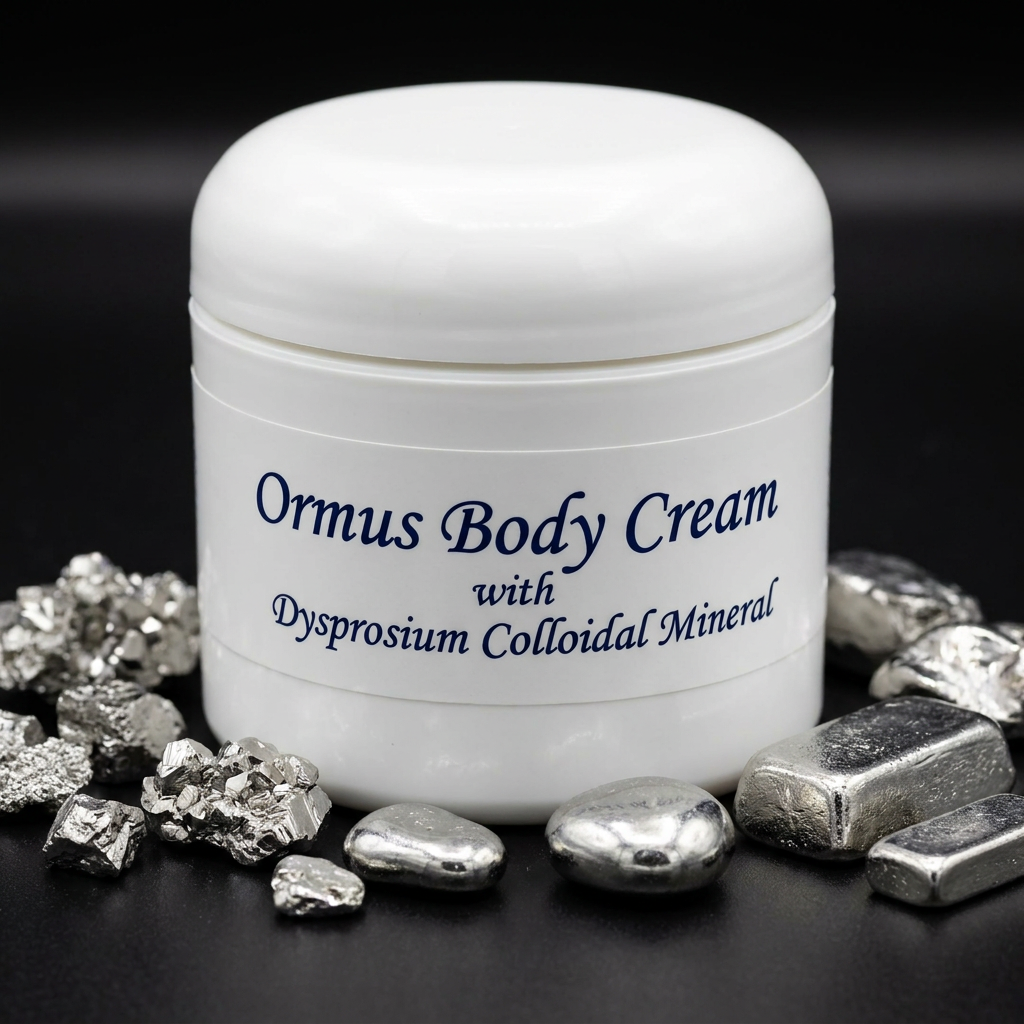 Ormus Body Cream with Dysprosium Colloidal Mineral