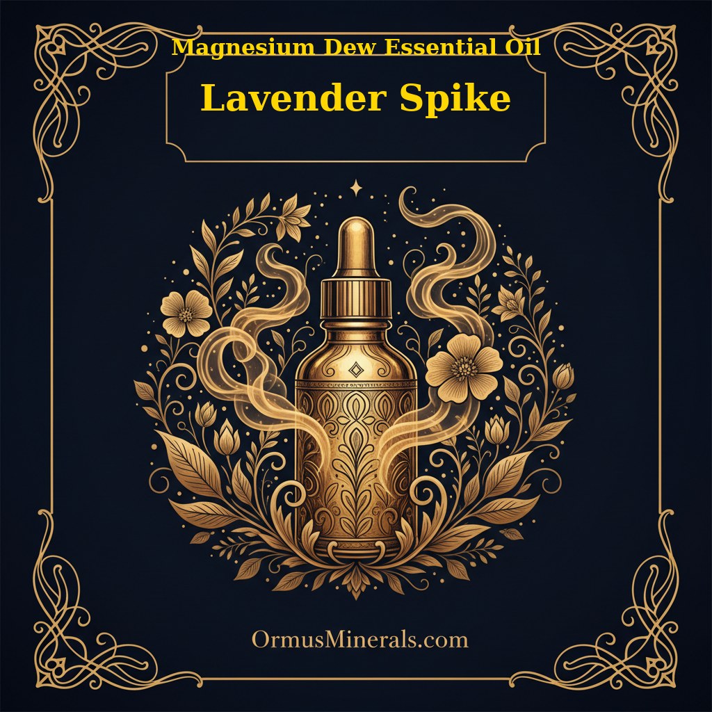 Ormus Magnesium Dew with Lavender Spike Essential Oil 4oz