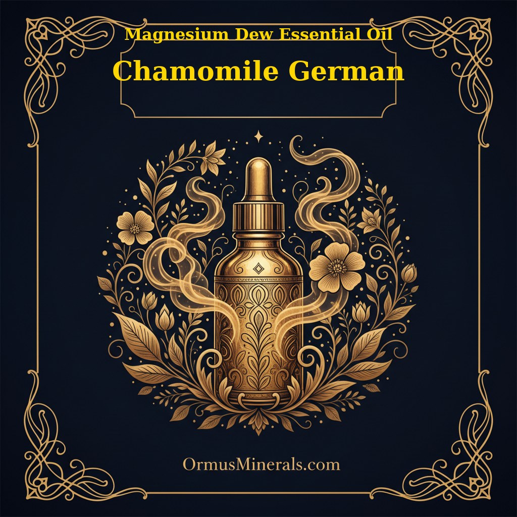 Ormus Magnesium Dew with Chamomile German Essential Oil 4oz