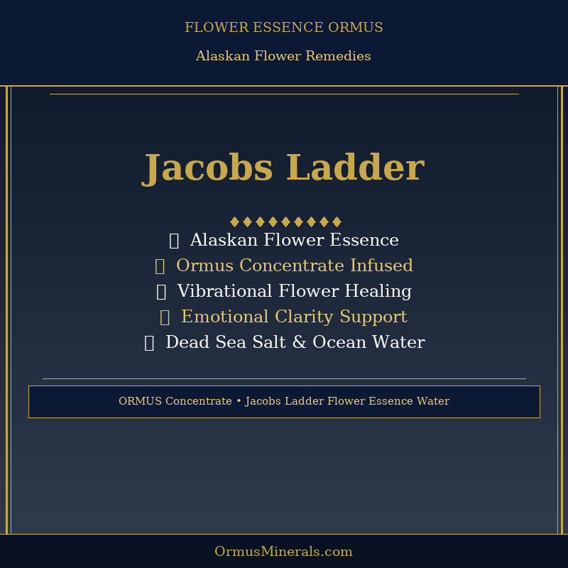 Ormus Minerals JACOB'S LADDER Flower Essence Imprinted Ormus 16oz
