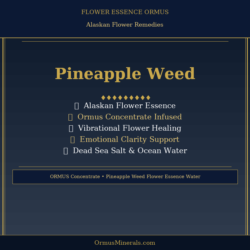 Ormus Minerals PINEAPPLE WEED Flower Essence Imprinted Ormus 32oz