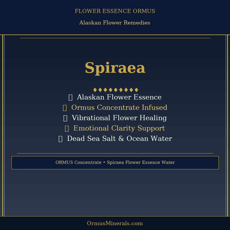 Ormus Minerals SPIRAEA Flower Essence Imprinted Ormus 8oz
