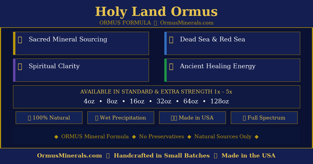 Holy Land Ormus Ormus 64oz 1x Extra Strength