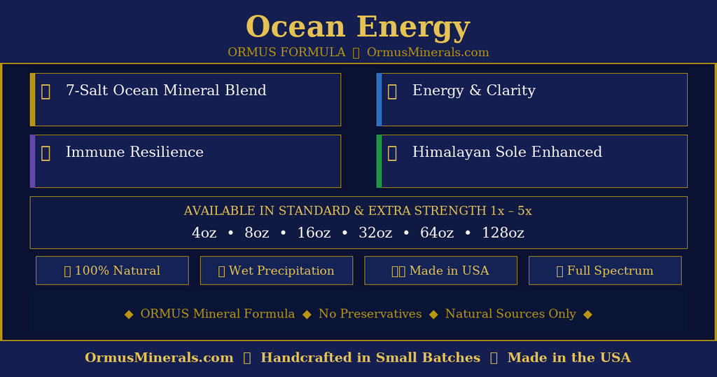 Ormus Formula Ocean Energy 4oz