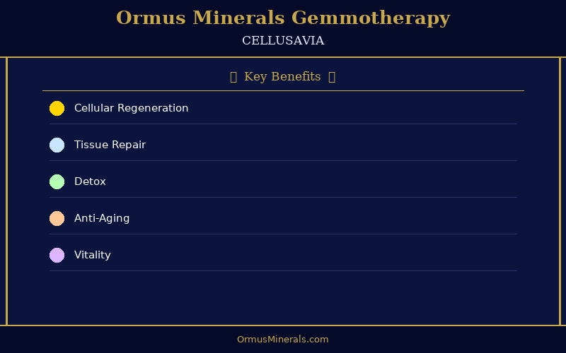 Ormus Minerals Ormus with Gemmotherapy CELLUSAVIA 16oz