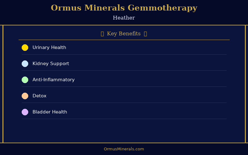Ormus Minerals Ormus with Gemmotherapy HEATHER 32oz