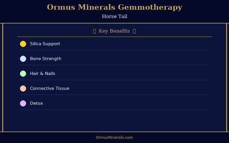 Ormus Minerals Ormus with Gemmotherapy HORSE TAIL 32oz
