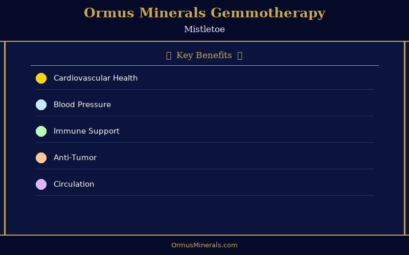 Ormus Minerals Ormus with Gemmotherapy MISTLETOE 16oz