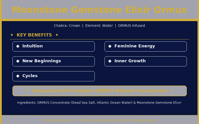 Moonstone Gemstone Elixir Ormus