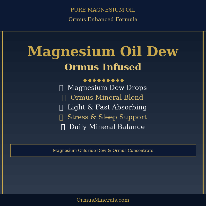 Magnesium Oil Dew
