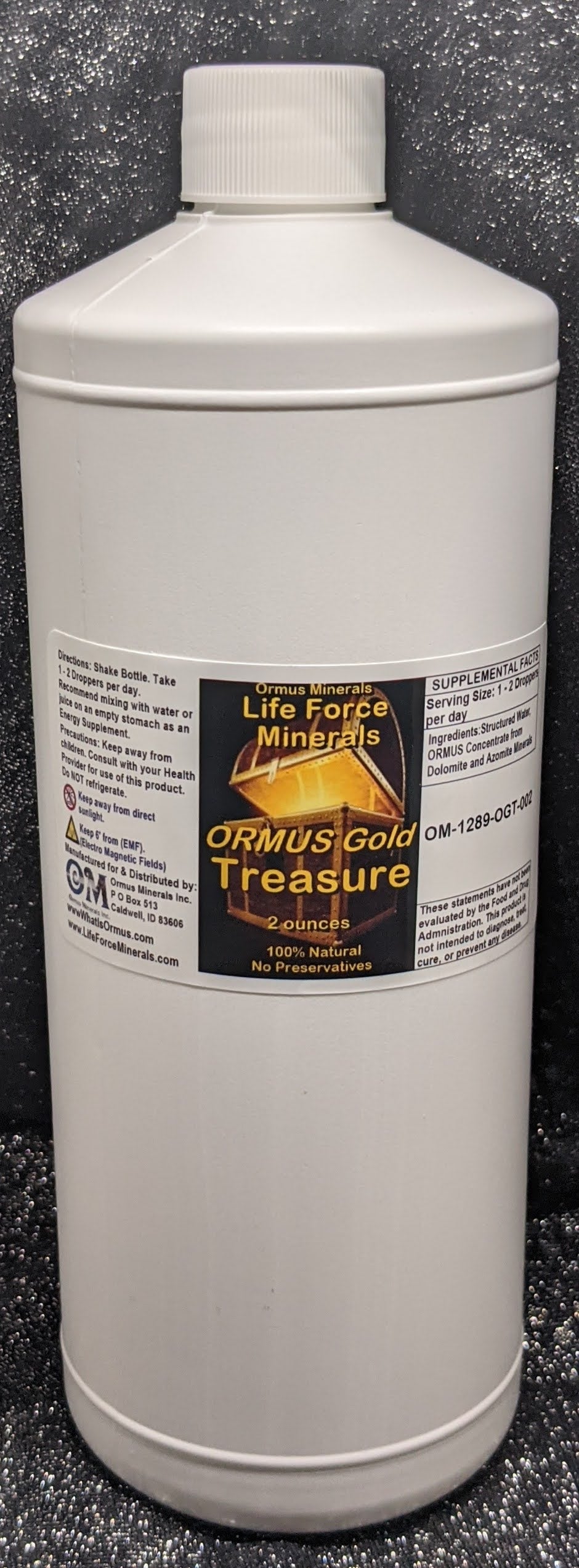 Life Force Minerals Ormus Gold Treasure